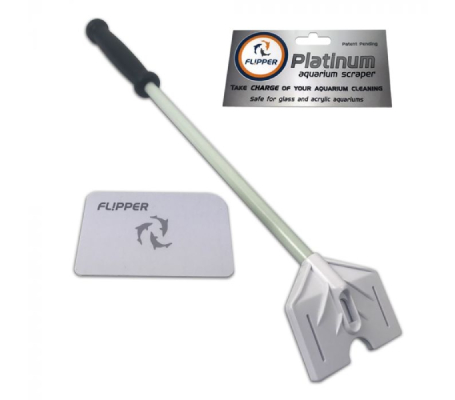 Flipper Platinum Hand Scraper for Glass or Acrylic Aquariums - 18 inch