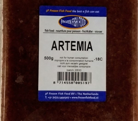 Artemia (Brine shrimp) Frozen Fish Food 500gm - 3F