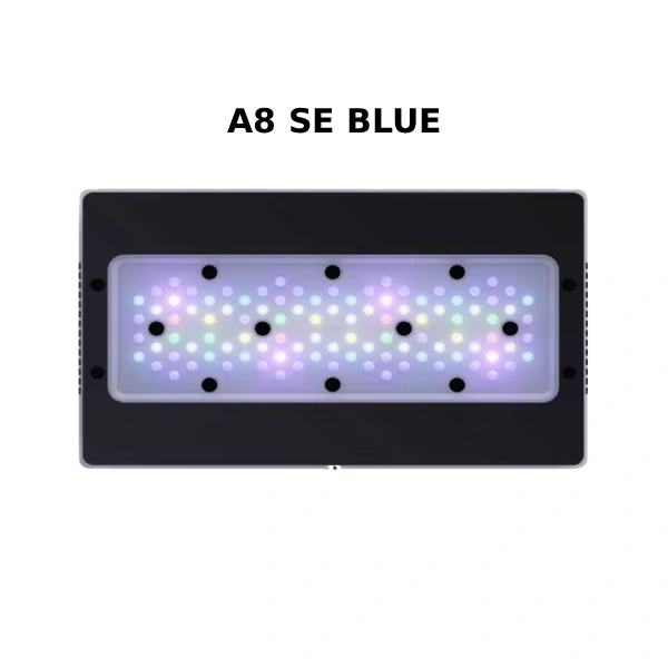 A8se BLUE 215W WiFi App LED Aquarium Lighting for Reef Fish Tank