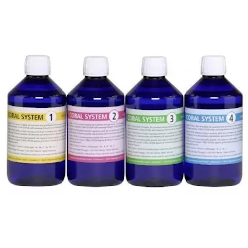 Korallen-Zucht - Coral System Coral System Set 1 2 3 4 500 ML